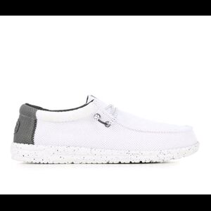 Hey Dude Men's Wally Varsity Casual Shoes – Lightweight, Comfortable, Slip-On Lo